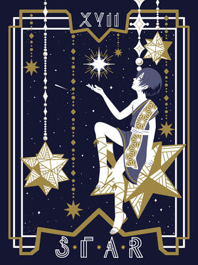 The Star, 2018, 12x9&quot;