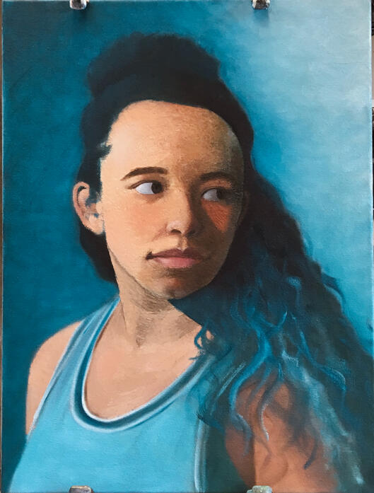 Self Portrait, Oil, 2019