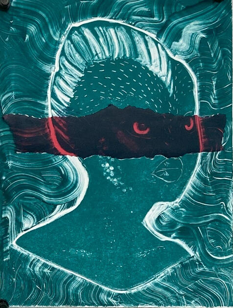 Yim, Monoprint. 2024